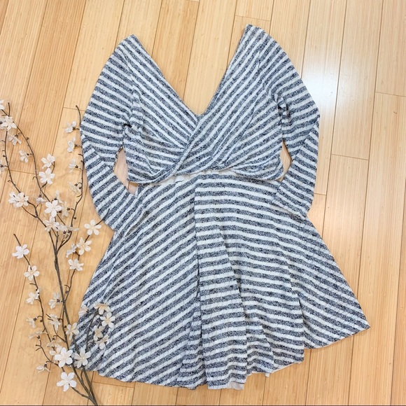 Free People Dresses & Skirts - FREE PEOPLE Maverick striped sweater dress, M.